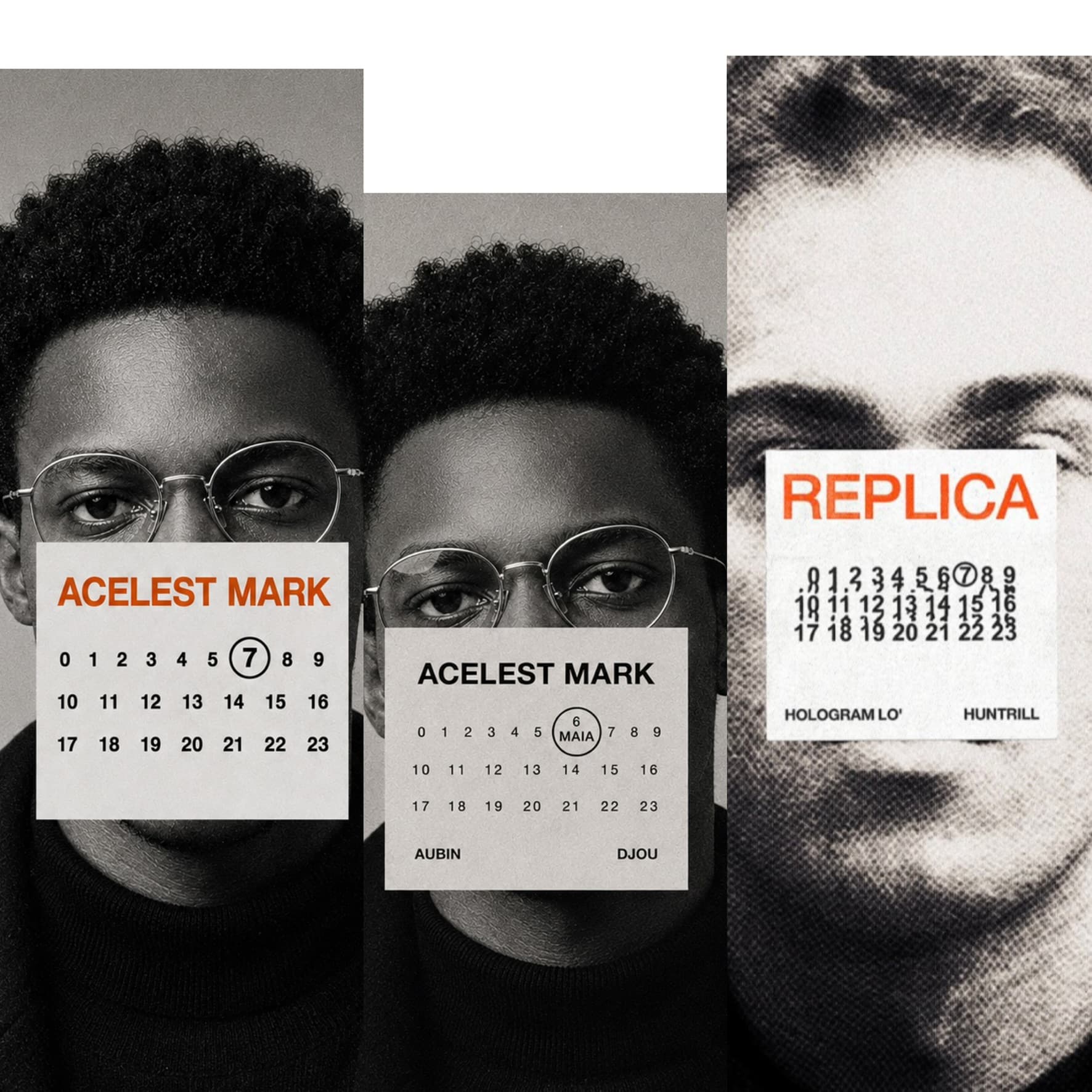 Replica — triptych