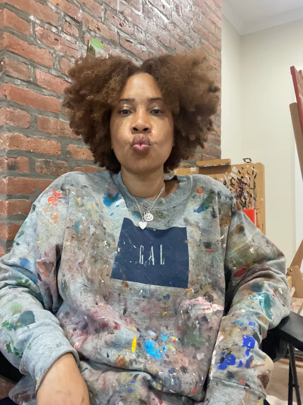 Paint sweater